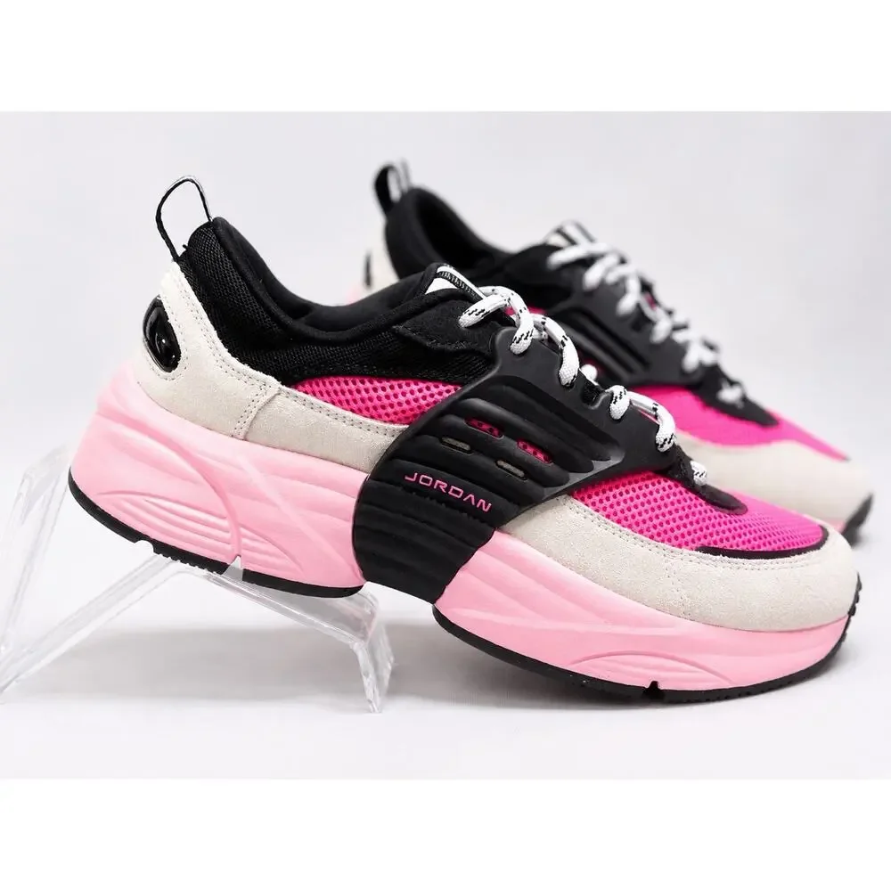 Air Jordan Trunner O/S Wolf Gray Black Pink Sneakers, Size 10.5 BML IB3722-002